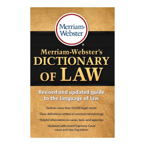 Merriam-Webster Legal Dictionary – Clear & Practical Law Terminology Guide
