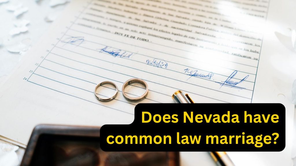 does Nevada have common law marriage