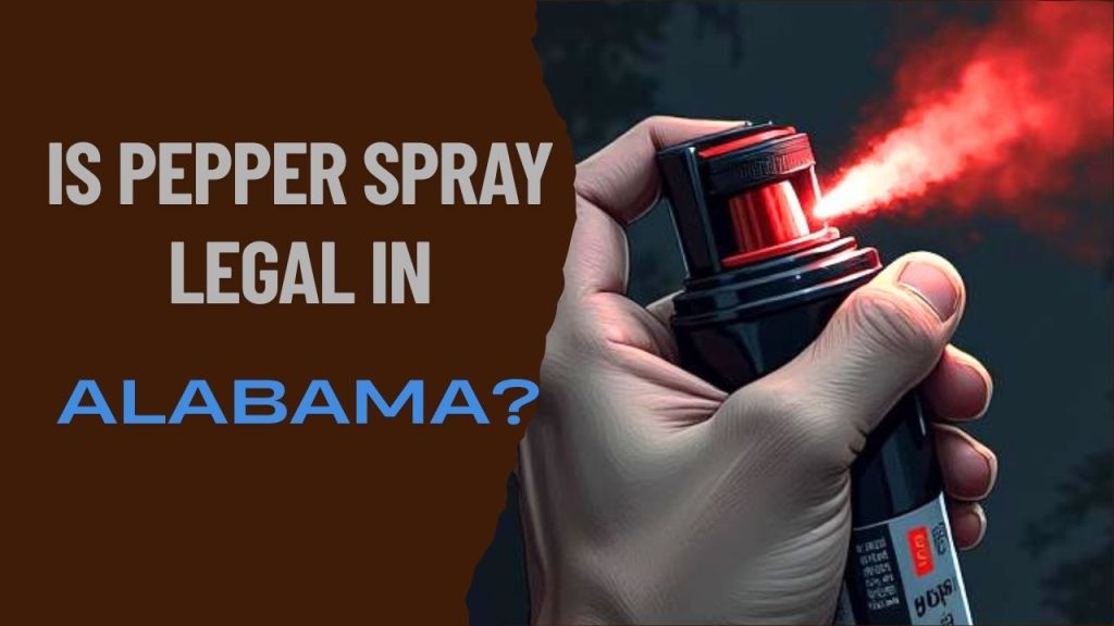 is pepper spray legal in Alabama